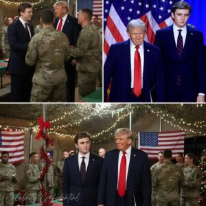 A Christmas Night at the Military Base Turns Emotional as Barron Trump’s Unscripted Words Leave Seasoned Servicemen in Tears - th