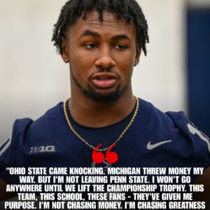 $50 Million? KEEP IT!’ — Nick Singleton’s Stunning Rejection of Ohio State and Michigan That Just Redefined Loyalty, Power, and the Soul of College Football - TUTA