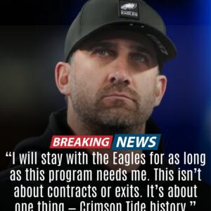 Nick Sirianni Silences Explosive Rumors With One Stunning Decision That Instantly Reshaped Philadelphia’s Future And Crimson Tide History - nh