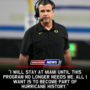 “BREAKINGNEWS: When Doubt Was at Its Loudest, Mario Cristobal Chose Clarity and Commitment to Miami (FL) — A Heart‑Stirring Declaration That Silenced Rumors, Reignited Hurricane Faith, and Defined a Coach’s Legacy With the Program He Loves”-hit