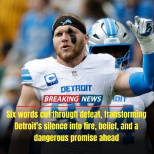 “After the Rams Silenced Detroit, Aidan Hutchinson Broke the Locker Room With Six Chilling Words — A Promise, a Warning, and the Moment the Lions’ Pain Turned Into Purpose”_tll