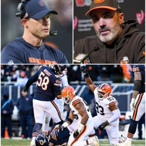 “BREAKING: ‘HE’S A CHEATER!’ — After a Devastating 31–3 Loss to the Bears, Browns Coach Kevin Stefanski Accuses Ben Johnson of Using High‑Tech Devices, Sparking NFL Investigation Drama and a Defiant 15‑Word Comeback That Left Him Speechless”-hti