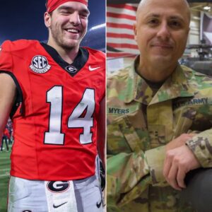 “THE ENTIRE STADIUM FROZE”: Gunner Stockton’s Unexpected Act Toward a War Hero at Georgia Practice Leaves America Speechless - tuta
