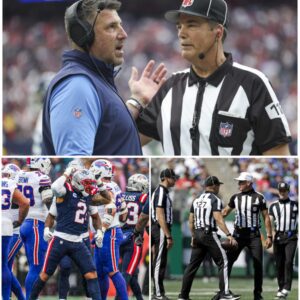 “BREAKING NEWS: After Controversial Calls Shook the Patriots–Bills Game, All Four Officials Are Suspended — A Defiant Coach’s Words on Integrity and Fair Play Spark a League‑Wide Reckoning Fans Won’t Forget”-hti