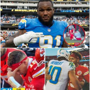 🔥 Unforgettable Confession That Shook the NFL: Chargers’ Da’Shawn Hand Issues Raw, Emotional, Tearful Public Apology to Patrick Mahomes — A Riveting Tale of Respect, Regret, and Brotherhood Beyond Rivalry That Every Fan Needs to Read NOW 🔥-hti