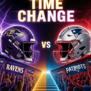 Shocking Last-Minute Time Change for Ravens vs Patriots Playoff Game Sends NFL Fans Into Frenzy Nationwide Tonight! - nh
